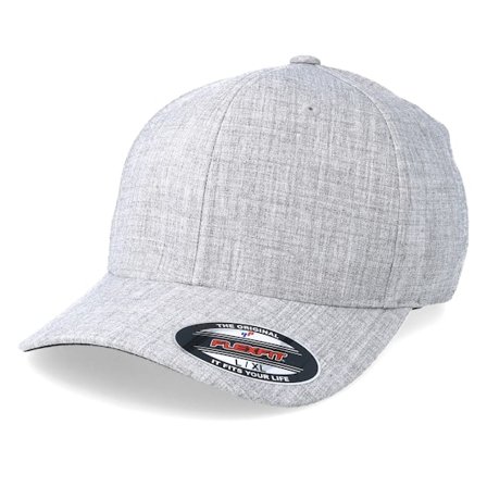 Flexfit - Gris flexfit Casquette - Plain Span Heather Grey Flexfit @ Hatstore