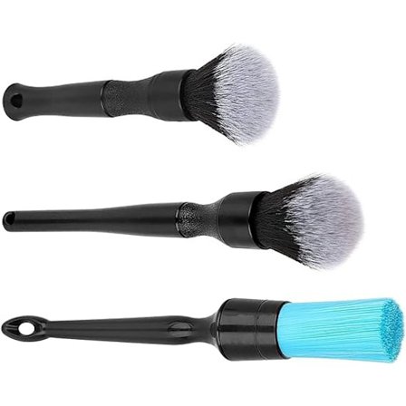 Bilskadorborste Kit, 3 Pack Naturliga Vildsvins Bilskadorborste Set