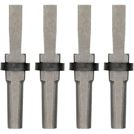 23 mm plug kile og fjer kiler Beton marmor granit sten sten splitter håndværktøj; 190 mm lang, stor størrelse; kile splitter (4 pinde)