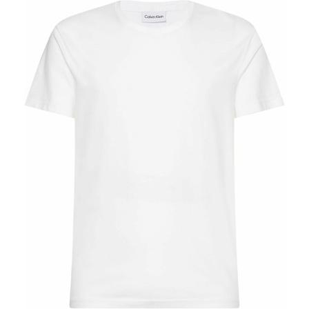 Calvin Klein T-Shirt- CK Smooth Cotton , Wit , Heren , Maat: XL
