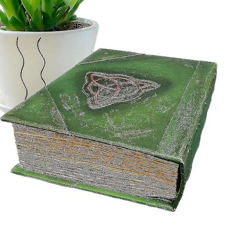 Charmed Book of Shadows Magisk Bok Retro Grönt Omslag 350 Sidor Besvärjningsindex Berättelser Inbunden Journal