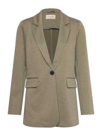 Jacket From Freequent In A Soft Material. The Jacket Has A Classic Design With A Khaki FREE/QUENT