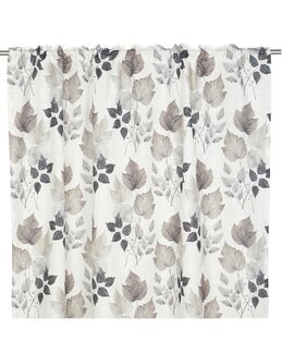Yhdistelmänauhaverho Montana lehtikuvio 2 kpl Off-white