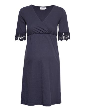 Mlalisa Tess 2/4 Jrs Abk Dress 2F Navy Mamalicious