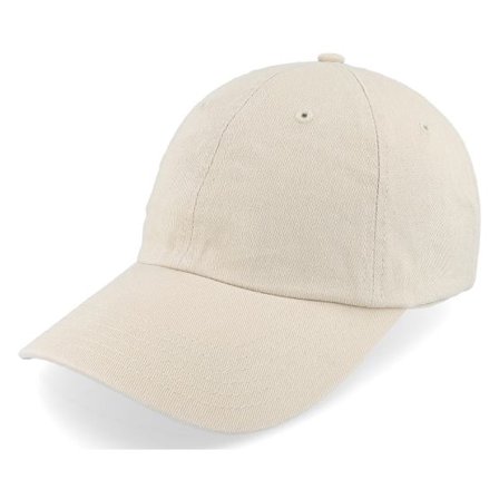 Richardson - Beige unconstructed Keps - R55 Solid Stone Dad Cap @ Hatstore