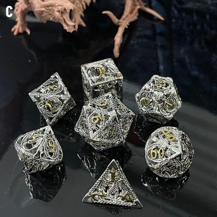 Metal Dice Set Peli Dice CC