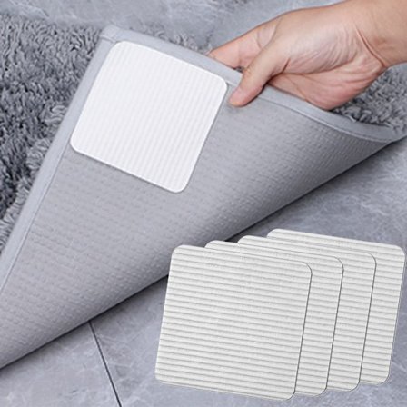 Mattgrepp halkfri matta vakuumteknik halkfri underlägg för parkettgolv halkfri matta matta halkfri antikrullning 10 x 10 cm 4-pack