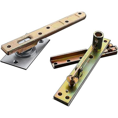 Kraftige roterende dørhængsler, belastning 150 kg, skjulte drejetaphængsler, rustfrit stål 360 døraksel til trædør, hemmelig dør, excentrisk drejetap,