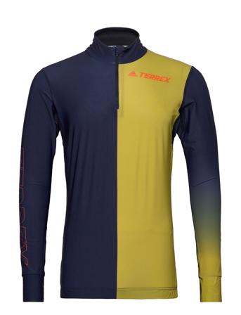 Terrex Agravic Xc Race Top T-shirts Long-sleeved Multi/mønstret Adidas Terrex*Betinget Tilbud