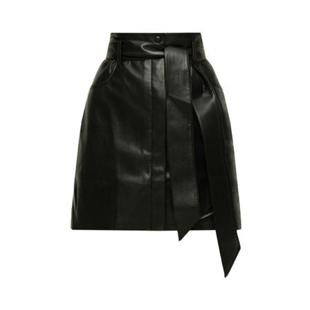 Nanushka Meda Rok , Zwart , Dames , Maat: M Korte rokken