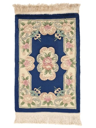 Annodato A Mano Cinesi 90 Line Tappeto 60X90 Di Lana Arancione/Nero Piccolo