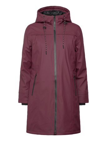 FREE/QUENT Fqrain-Jacket - Burgundy - XS