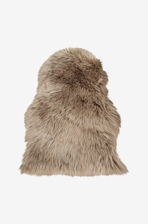 House Nordic - Lammeskind i syntetmateriale. Hvid, 50 x 85 cm - Beige - Skind & skindtæpper - Fra Homeroom