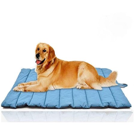 Udendørs hundeseng, vandtæt, vaskbar, stor størrelse, holdbar, vandafvisende, bærbar og campingrejse kæledyrsmåtte