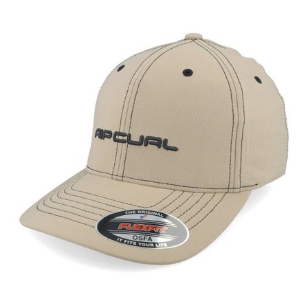 Rip Curl - Beige flexfit Keps - Pill Cap Khaki Flexfit @ Hatstore