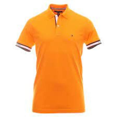 Tommy Hilfiger Mw0Mw23960 SGH MEN Pole Gul, Herre Polo