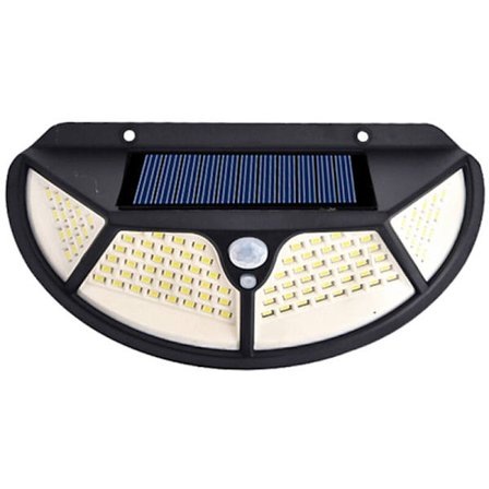 Udendørs solcellelampe En LED væglampe 3 tilstand PIR bevægelsessensor gadelampe