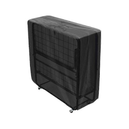 Sammenleggbart sengeskydd, støvdeksel, trekk for utendørs loungestol, svart, lengde 99 cm, bredde 38 cm, høyde 114 cm