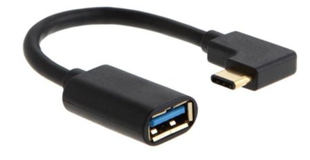 MicroConnect Type C angled male to USB3.0