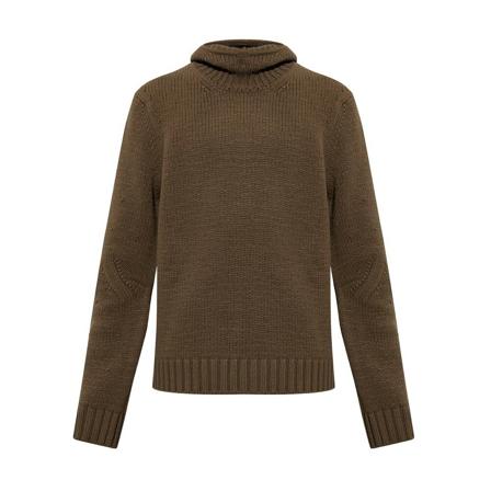 Bottega Veneta Strik Brun, Herre Rullekraver, Størrelse: S