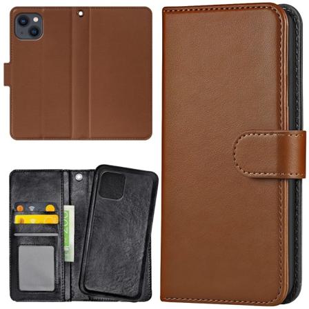 iPhone 15 Plus - Lommebok Deksel Brun