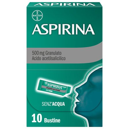 Aspirina in Granuli Senz'Acqua Antidolorifico e Antinfiammatorio