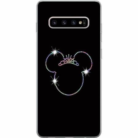 Samsung Galaxy S10+ Genomskinligt Skal Minnie Mouse