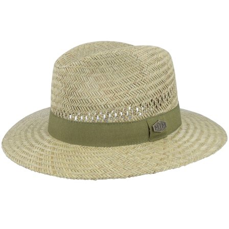 MJM Hats - Bege straw Chapéu - Victor Straw Natural Straw Hat @ Hatstore