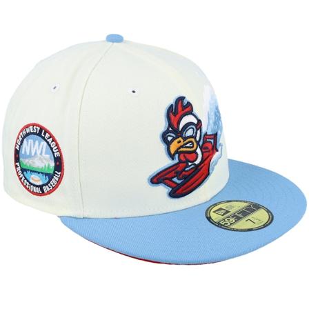 New Era - North West League Vacation Pack 59FIFTY White/Sky Fitted Fitted White Cap - MiLB @ Hatstore
