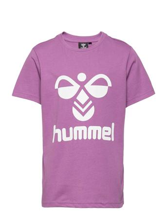 Hmltres T-Shirt S/S T-shirts Short-sleeved Lila Hummel