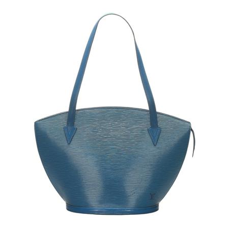 Louis Vuitton Vintage, Pre-owned Epi Saint Jacques GM Long Strap Leather Blauw, Dames, Maat:ONE Size