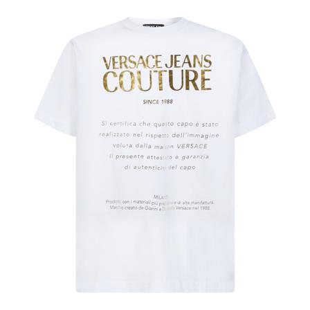 Versace Jeans Couture Versace Jeans Couture T-shirts and Polos White Hvid, Herre