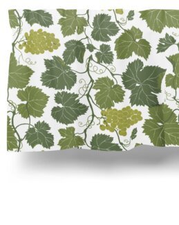 Kapp meter vare med trykt motiv Vitis vinifera Grøn