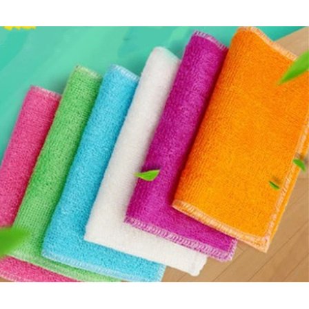 Diskhandduk av bambufiber: Oljefri köksrengöringsduk