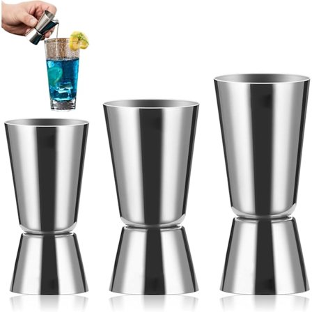 Pieces Cocktail Jigger, Alkoholimitta, Cocktail Jigger Lasi, Cocktail Jigger, Tupla Alkoholimitta, Cocktail Jigger, Baarimitta, Ammattimainen Baari