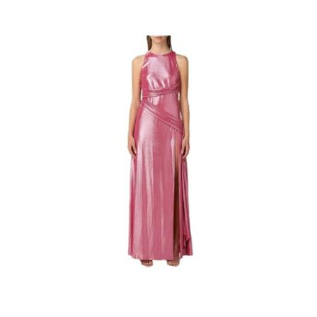 Chiara Ferragni Collection Drapery long Kjole Pink, Dame