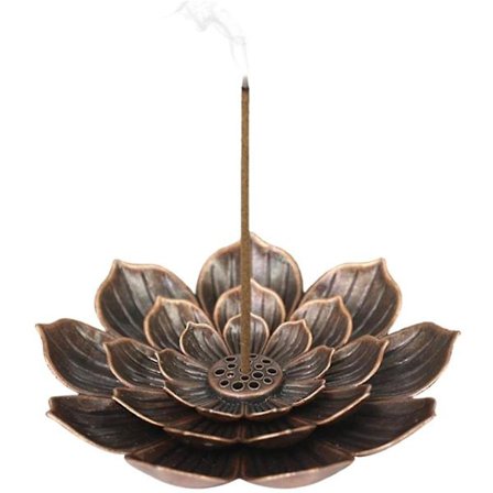 Lotusformet røgelsesholder til røgelsespinde