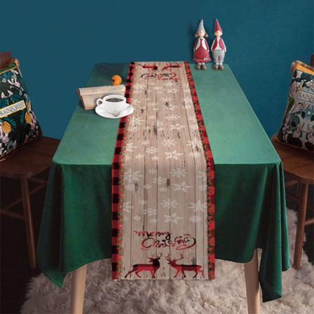 Christmas Tree Pine S Safflor Bord Bröllop Dekor Cover