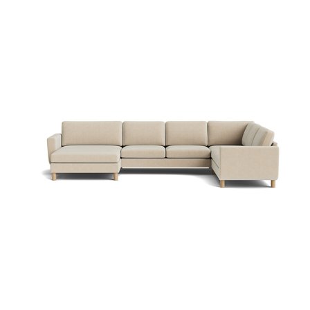 Haven U-sofa, vendbar - Ontario Beige - 361x255x86 - Sofa, u-sofa