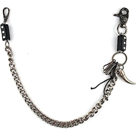 Unisex Punk-kjeder for bukser, tunge beltekjeder Hip Hop-bukser