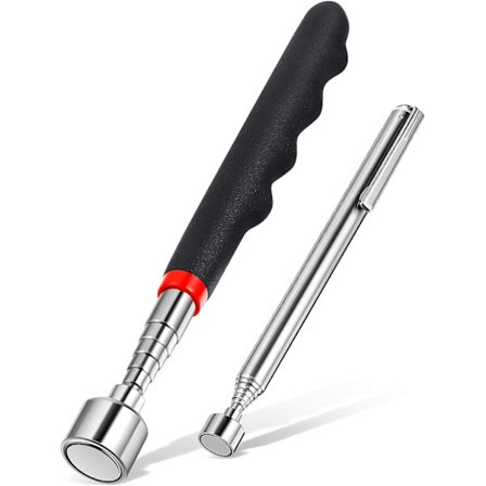 Teleskopiske magnet pickup-værktøjer inkluderer 20 lb magnetisk værktøj og 3 lb teleskopisk magnetstang-gadget til svært tilgængelige steder Velegnet 