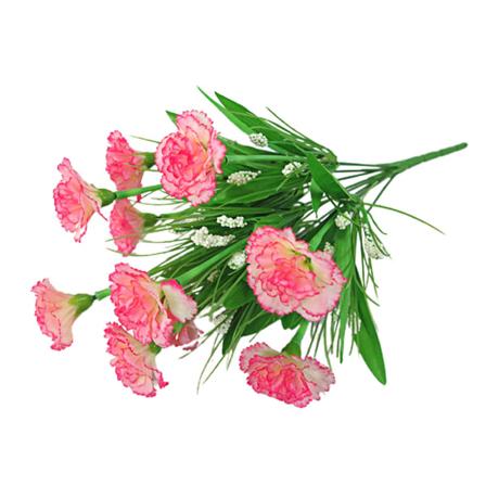 Tekokimpun neilikka, hieno, ei haalistu, 10 päätä, äitienpäivälahja, simuloitu kukka kotiin Tianyuhe Light Pink