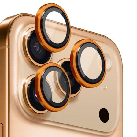 NORTHJO iPhone 17 Pro Max / 17 Pro Lens protector 9H - Orange