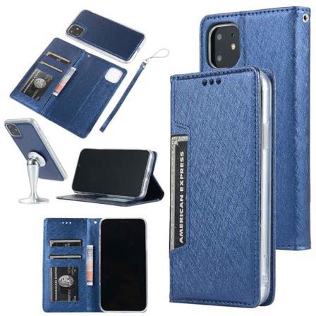 Exklusivt Plånboksfodral (floveme) - Iphone 11 Blå