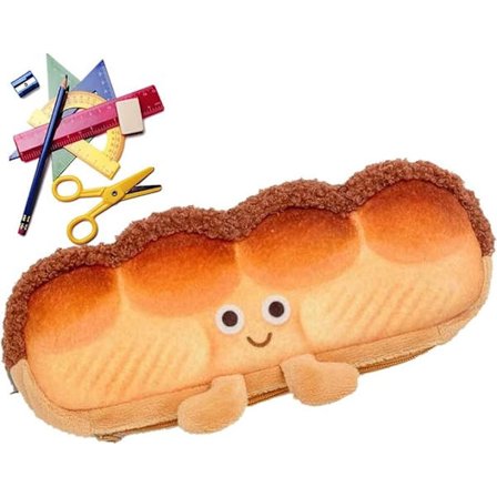 Emosjonell Brød Blyantveske (Smil), Morsom Brød Blyant Jente Gutt