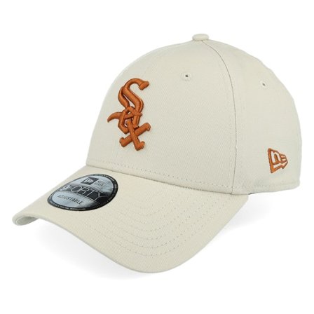 New Era - MLB Beige adjustable Czapka Z Daszkiem - Chicago White Sox League Essential 9FORTY Stone/Burnt Adjustable @ Hatstore