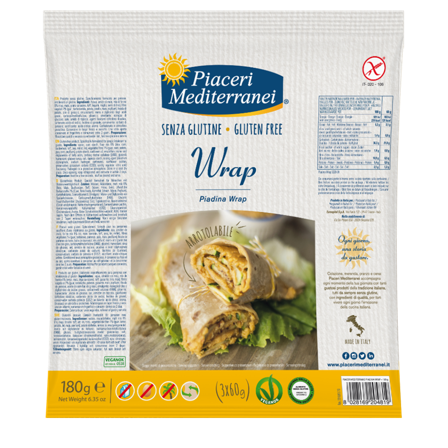 Piaceri Mediterranei Piadina Wrap 180g