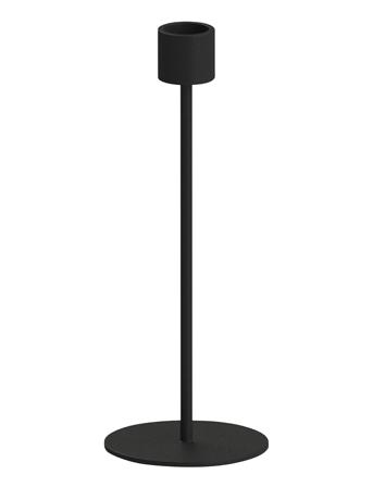 Candlestick 21Cm Home Decoration Candlesticks & Tealight Holders Candlesticks Svart Cooee Design