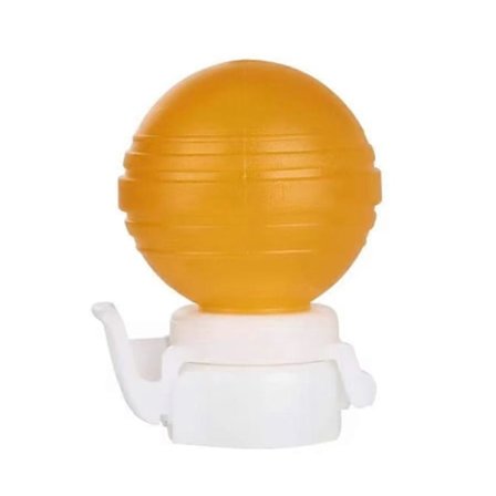 Kreative Forseglede Hætteflasker Forsegler Frisk Pumpe & Hæld Fizz Keeper Køkkenredskaber (1 stk, Orange)