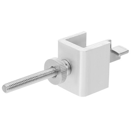 Dørhåndtag sikkerhedsanordning justerbar dørhåndtag hotelværelse sikkerhedsanordning (9X3CM, sølv)